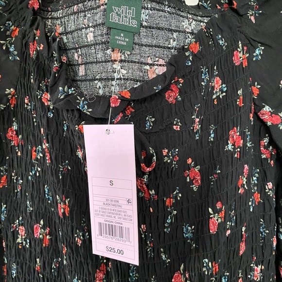 Wild Fable Ruffled and Ruched Mini Dress - Picture 3 of 5